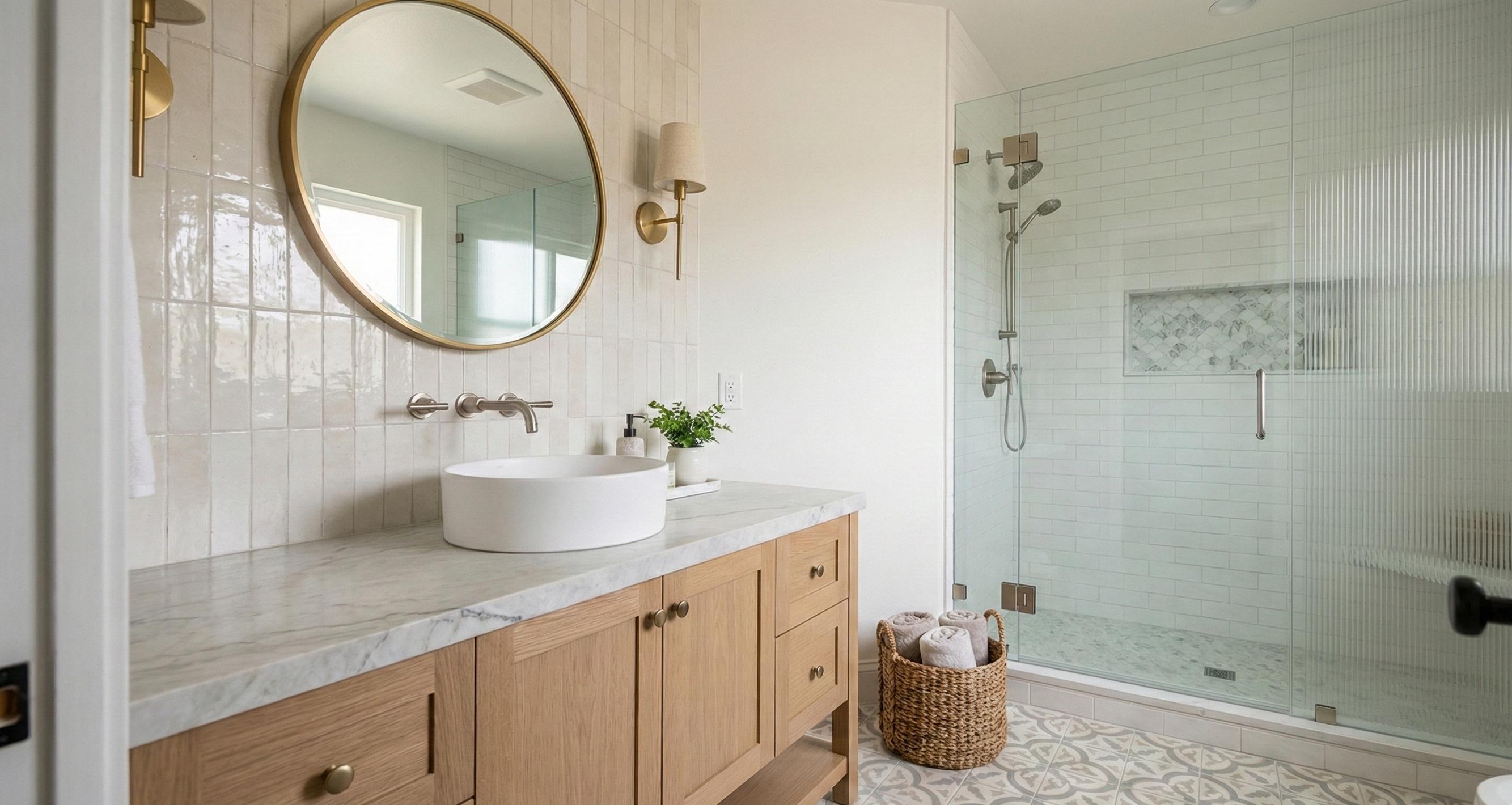 Bathroom remodel: layout and shower redesign