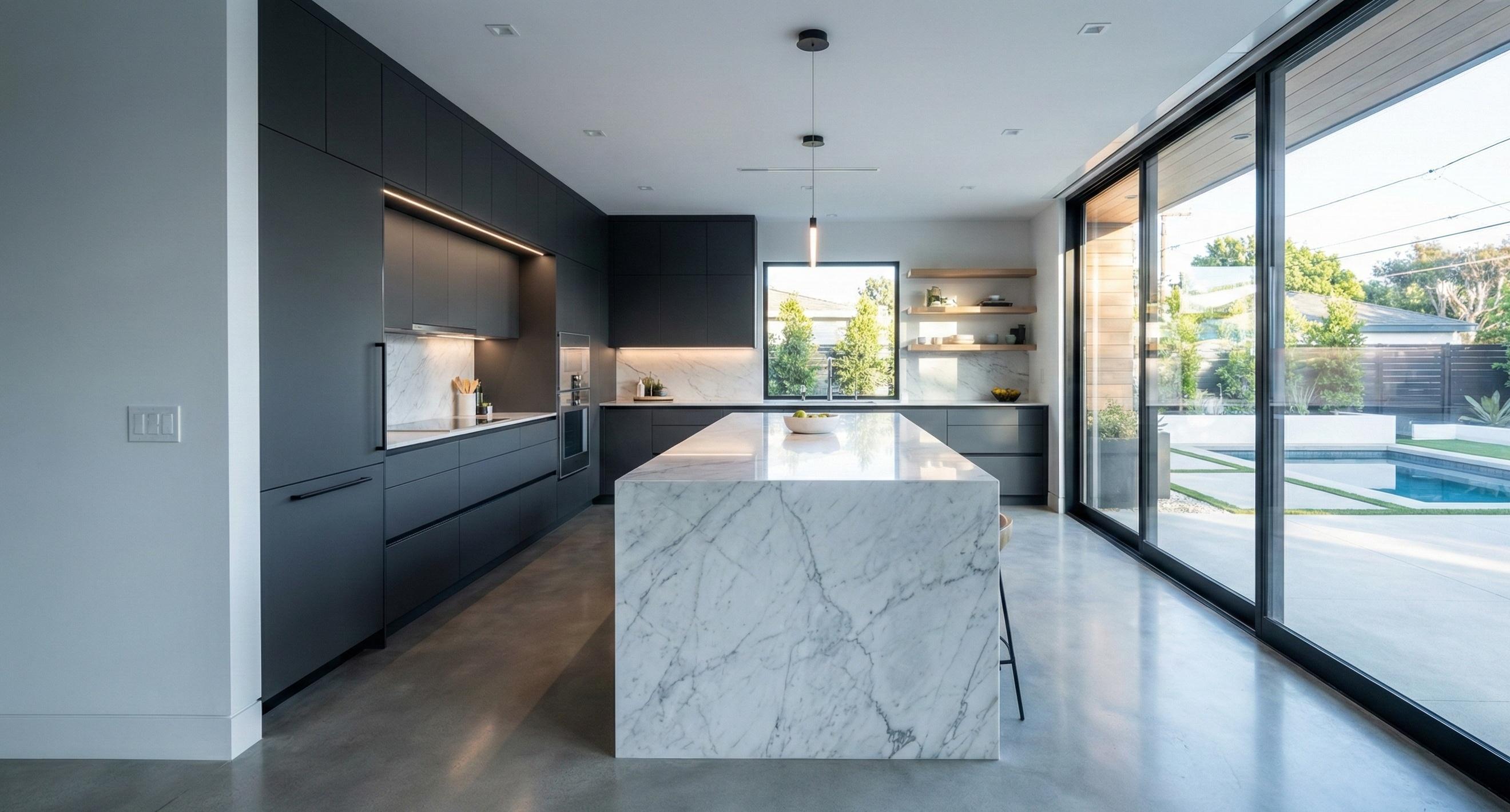 Kitchen remodel: full renovation with custom countertops